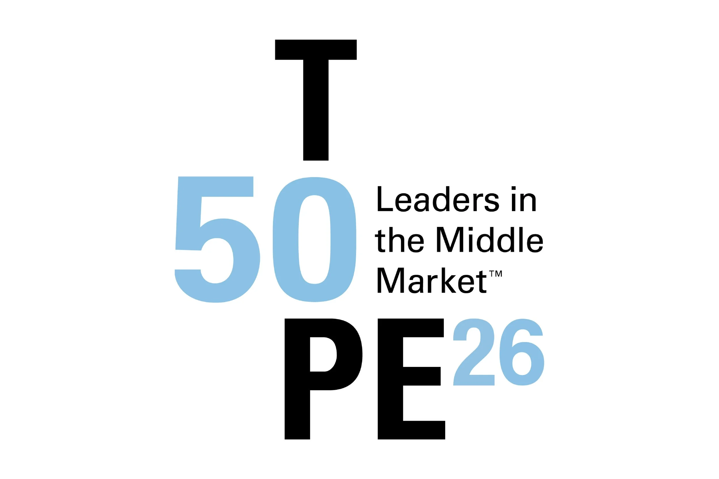 2026 – TOP 50 Private Equity Firms in the Middle Market™