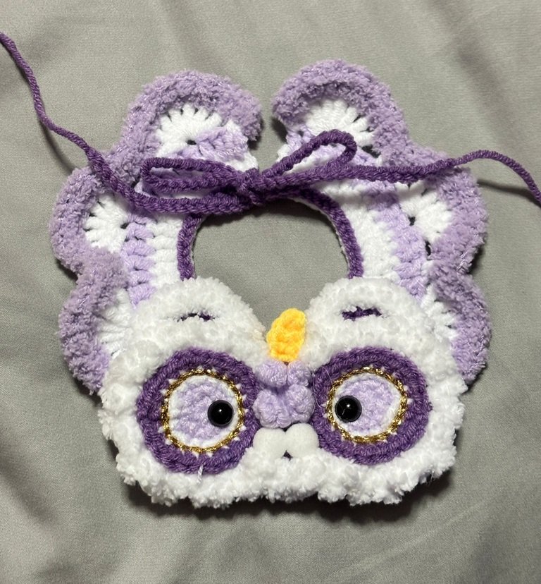 frog loopy cny lion dance eyes pet collar purple.jpeg