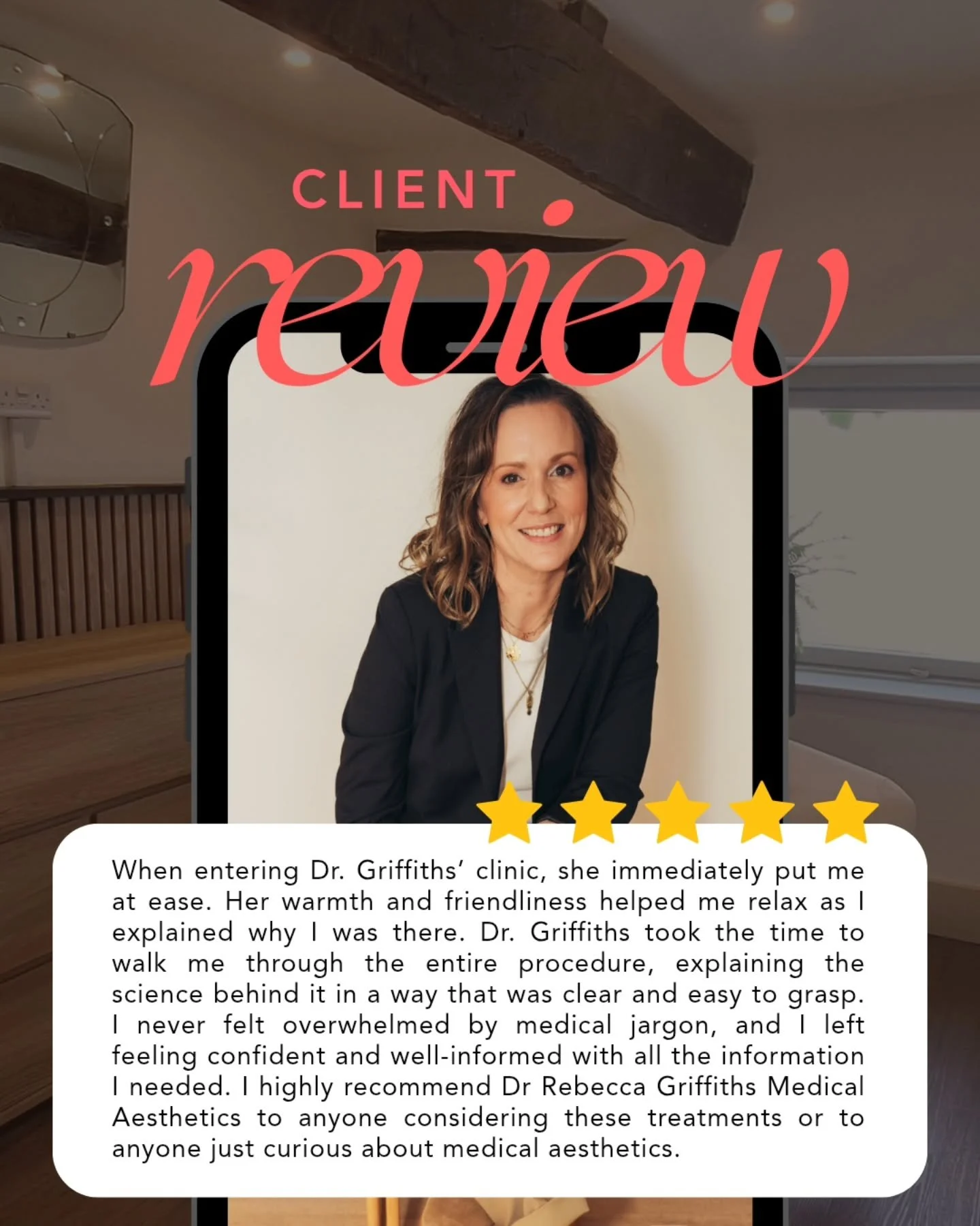 I have said it before and I will say it again....my wonderful clients make my clinic space a joyous place to be! Reviews like this are the icing on the cake. Thank you....as always...its my absolute pleasure!

P.s. Wear daily spf! X

#aestheticconsul
