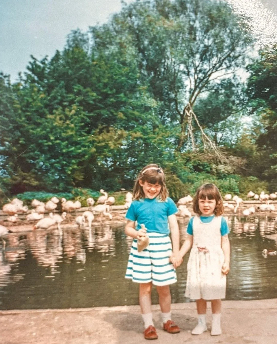 Apparently the signs were always there&hellip; 🦩

My sister shared this last week for my 40th, and it felt like a missed opportunity not to bring it here too.

Even back then, flamingoes were clearly part of the plan. Bold, vibrant, adaptive, and lo