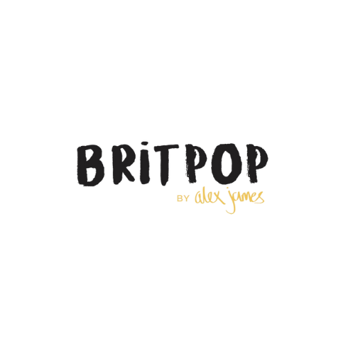 Logo with the words "BRITPOP" and "or dance" beneath it.