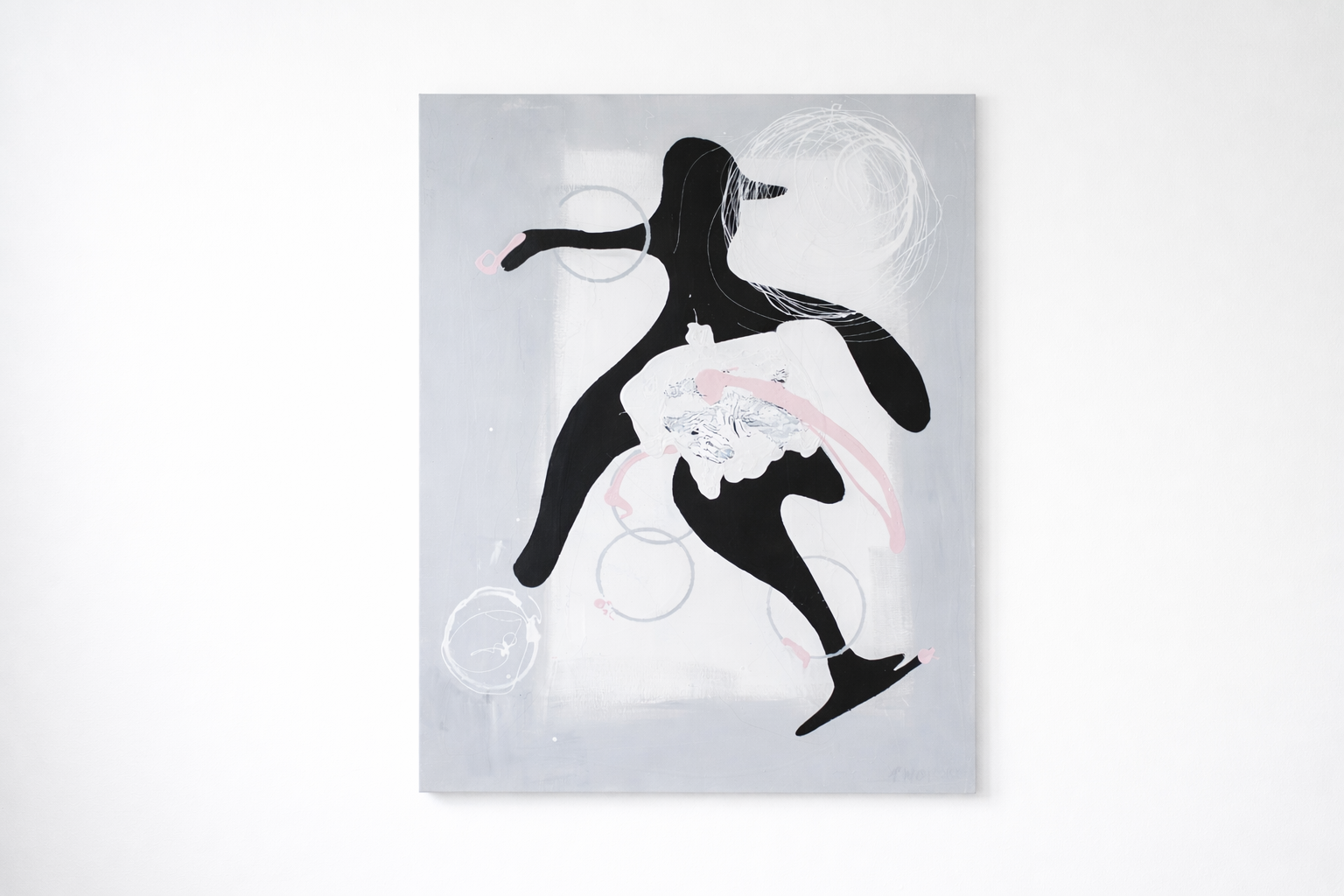 TWO PEOPLE Acrylic on canvas 130x160cm