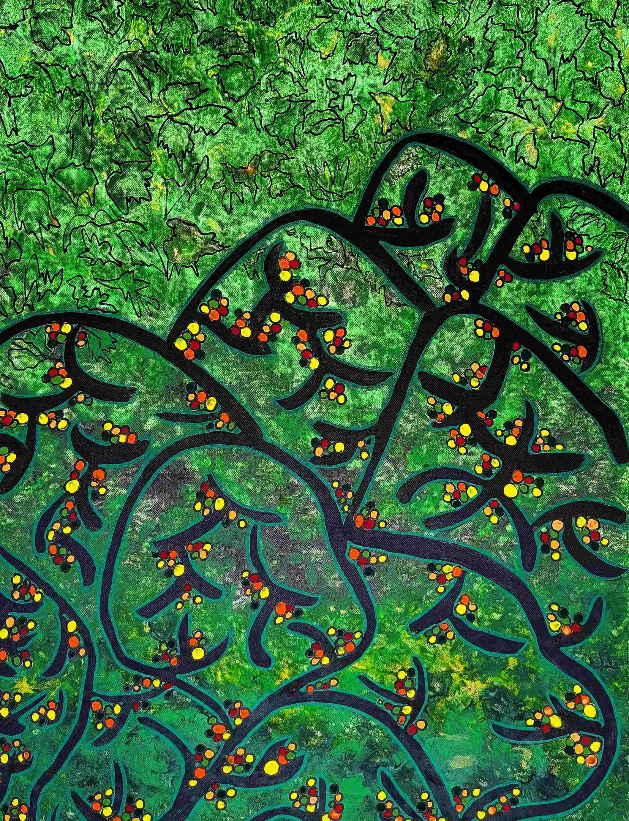    Tree of life II    SOLD     60x80 acrylic, canvas