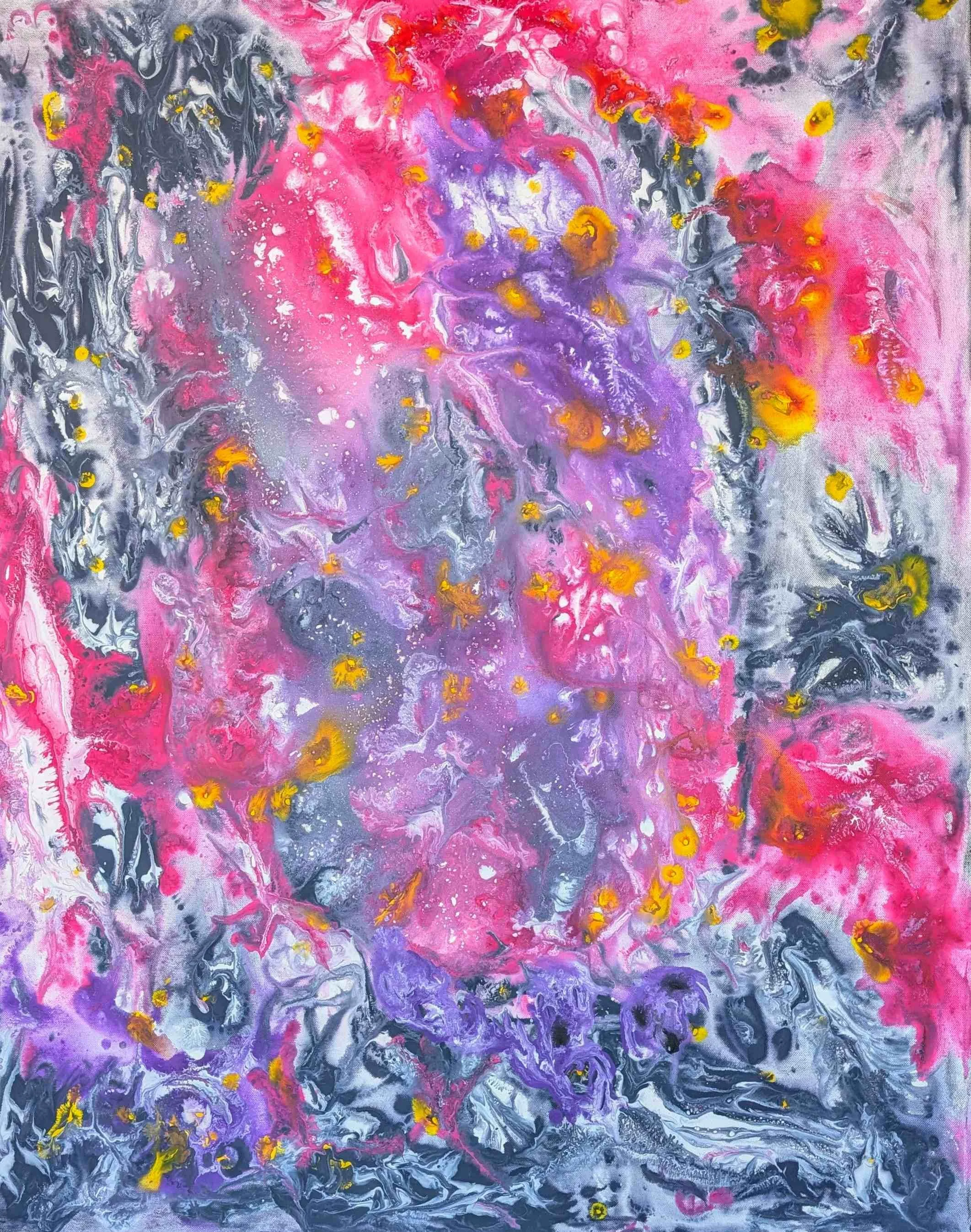    First day.    100x80 acrylic, canvas