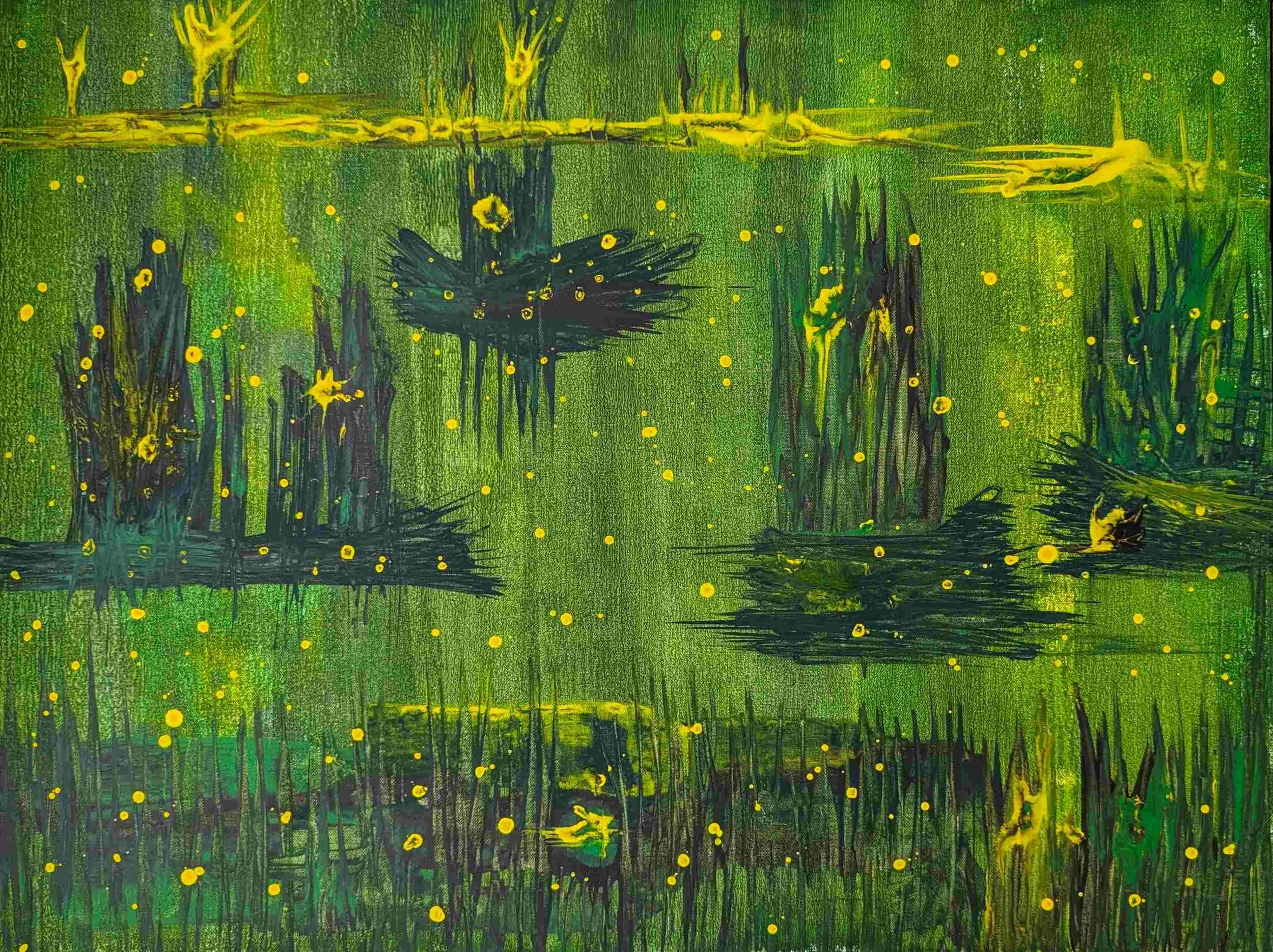    Žaltvykslės    60x80 akrilas, drobė