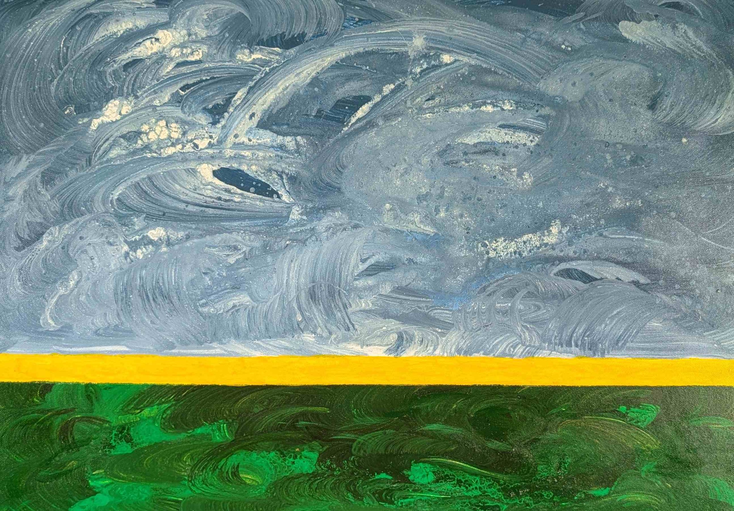    Spring constant    50x70 acrylic, canvas