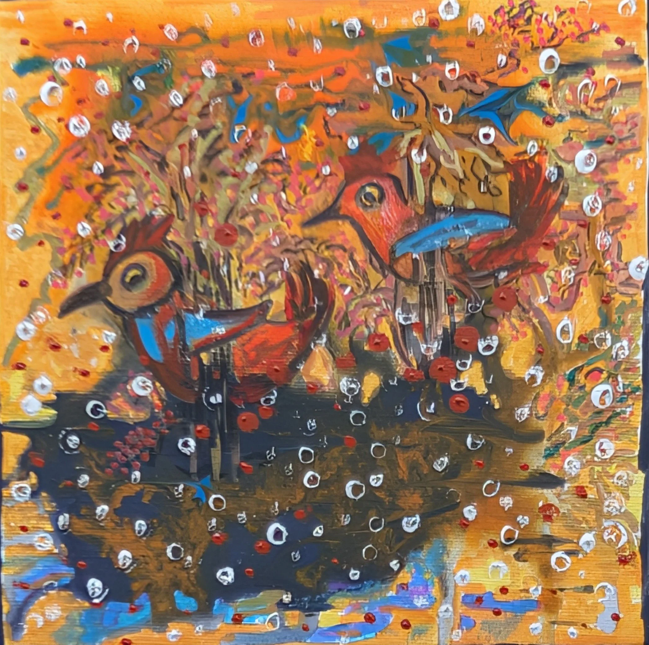    Porelė    PARDUOTAS    20 x 20 akrilas, drobė