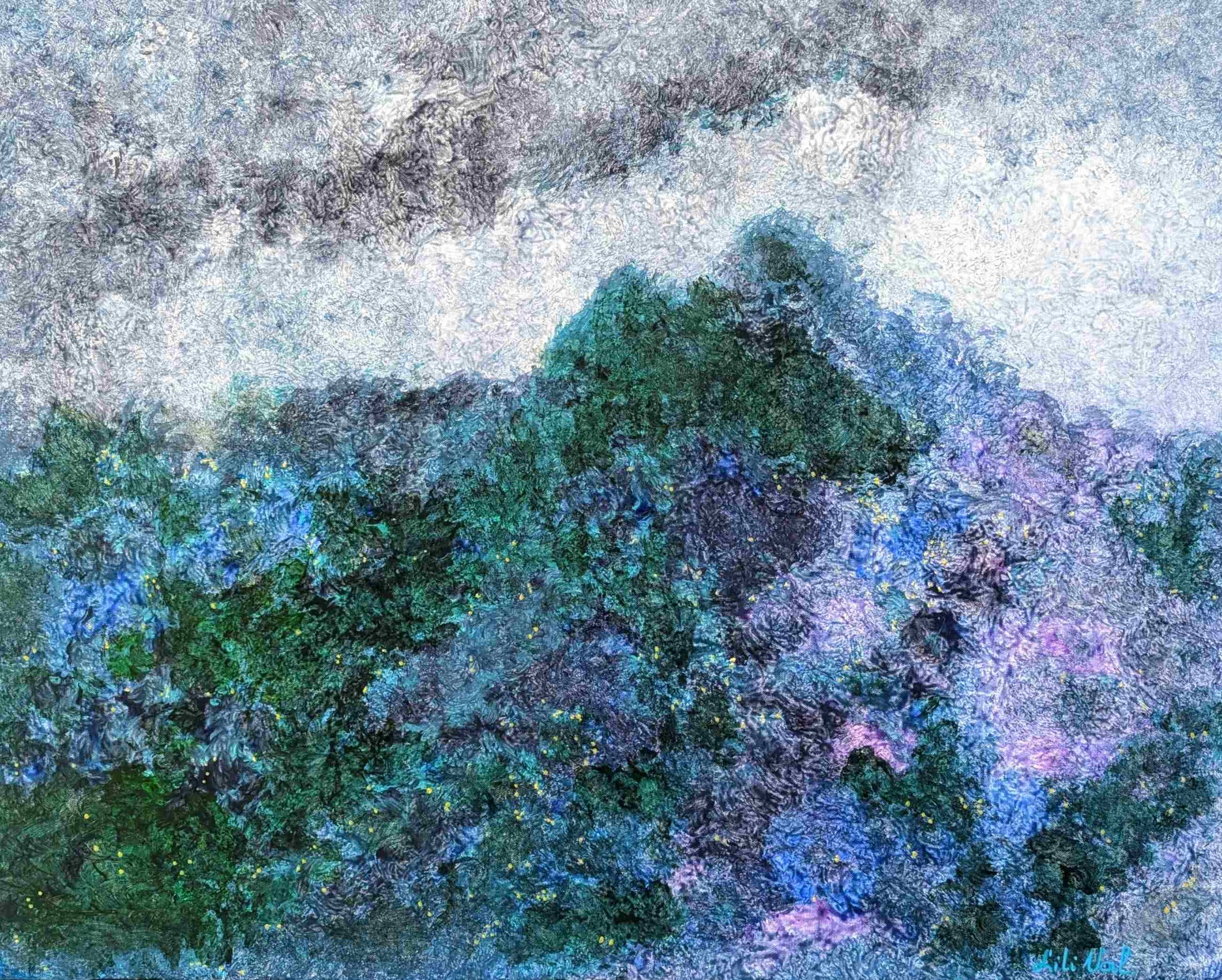    Virgin mountains    100x80 acrylic, canvas