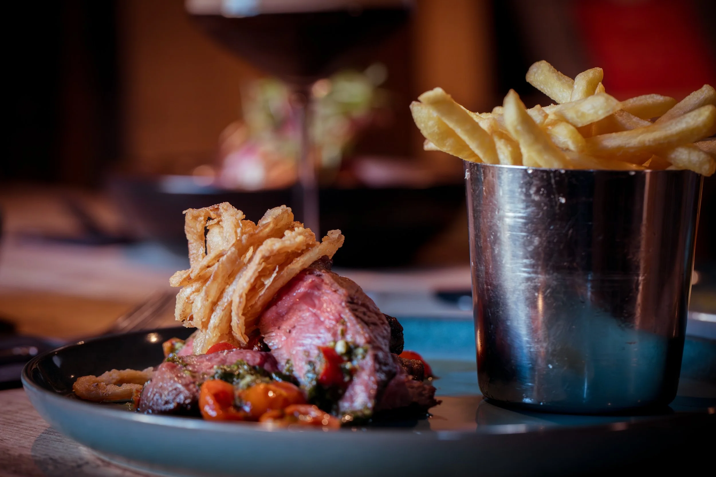 steak frites dish easy breeze menu
