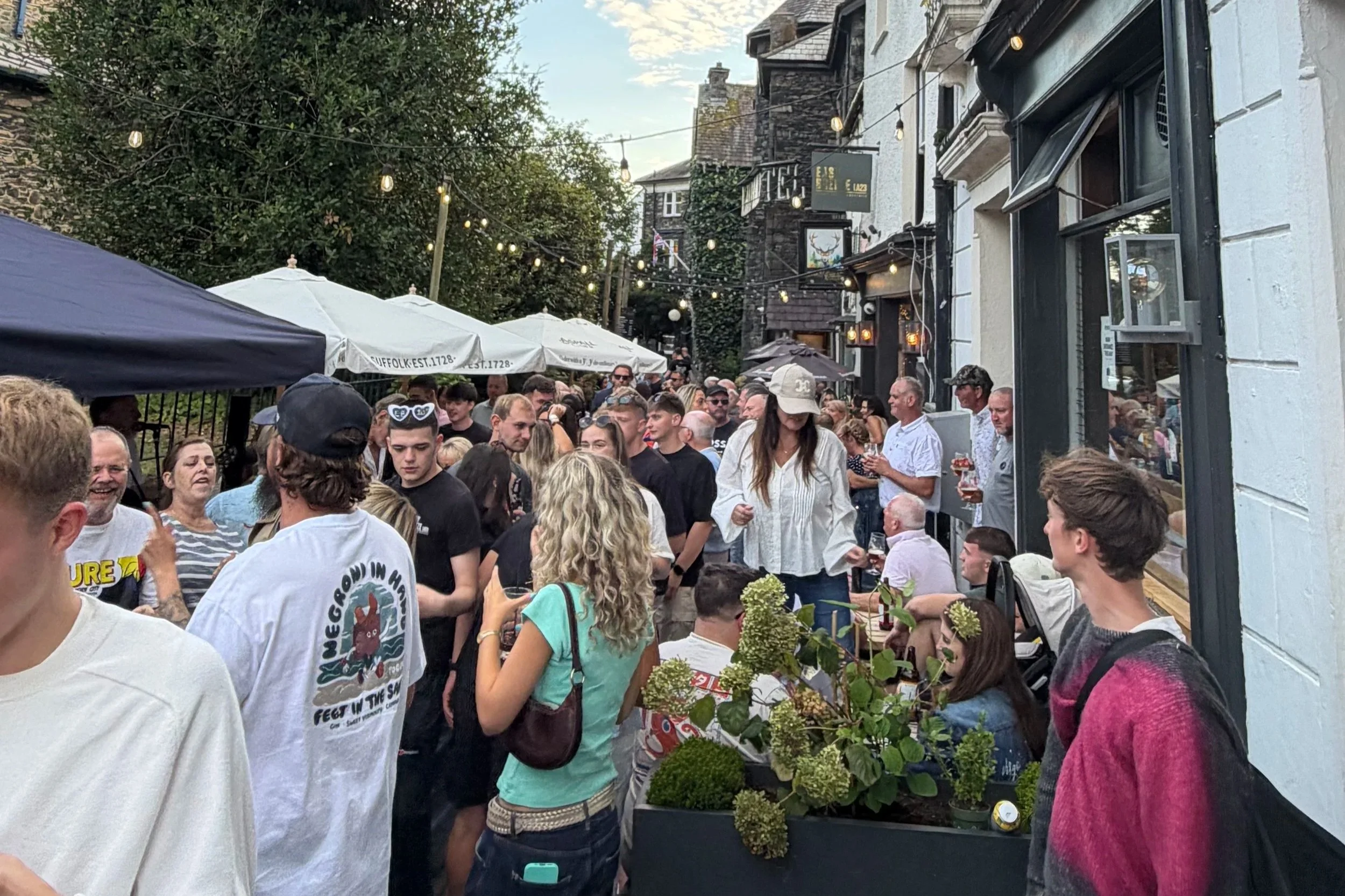 church street filled with people during easy breeze 10 year anniversary
