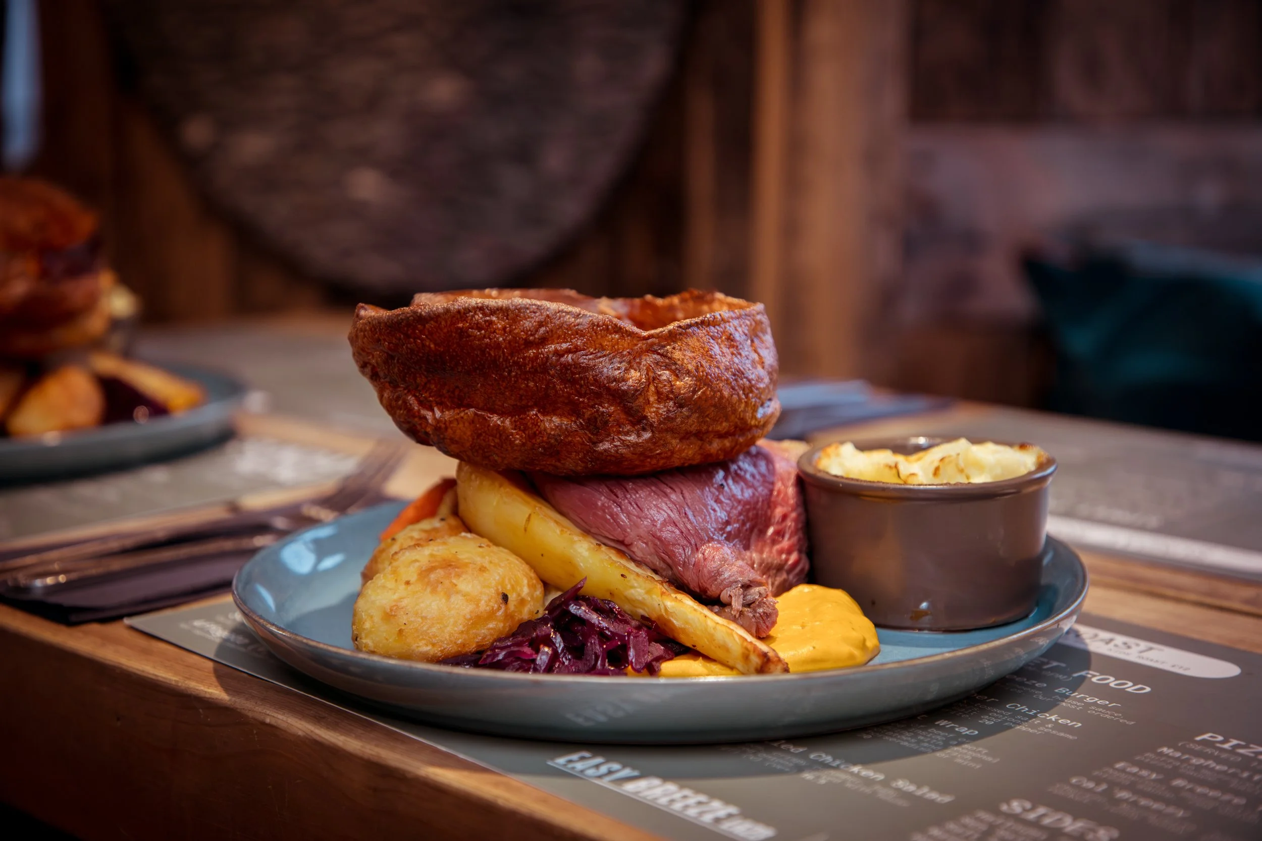roast dinner easy breeze menu
