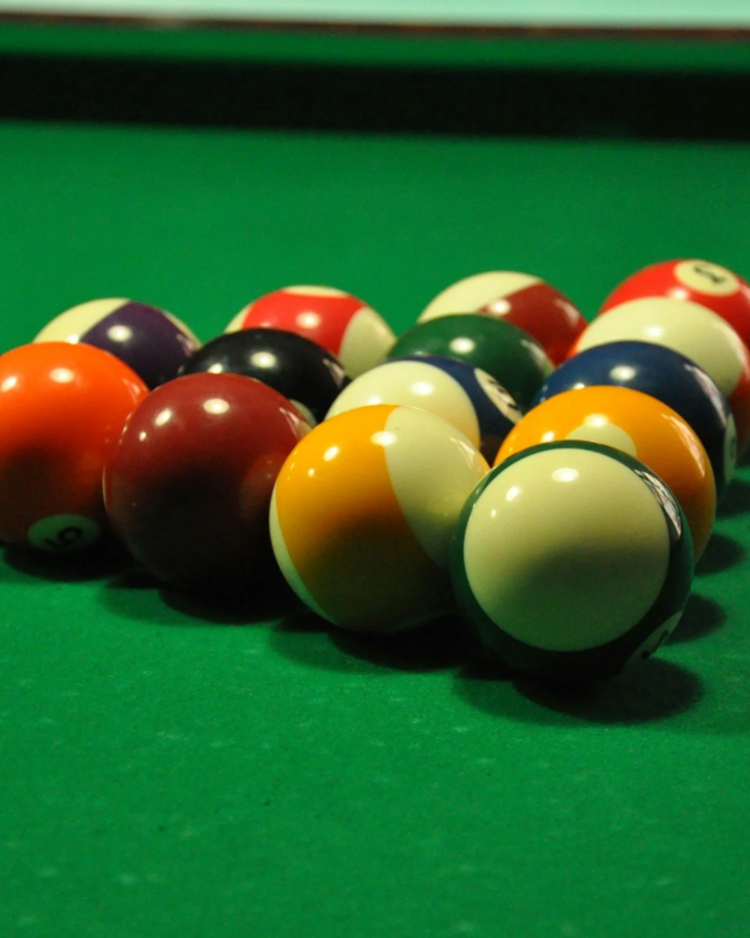 pool table, games bowness, football