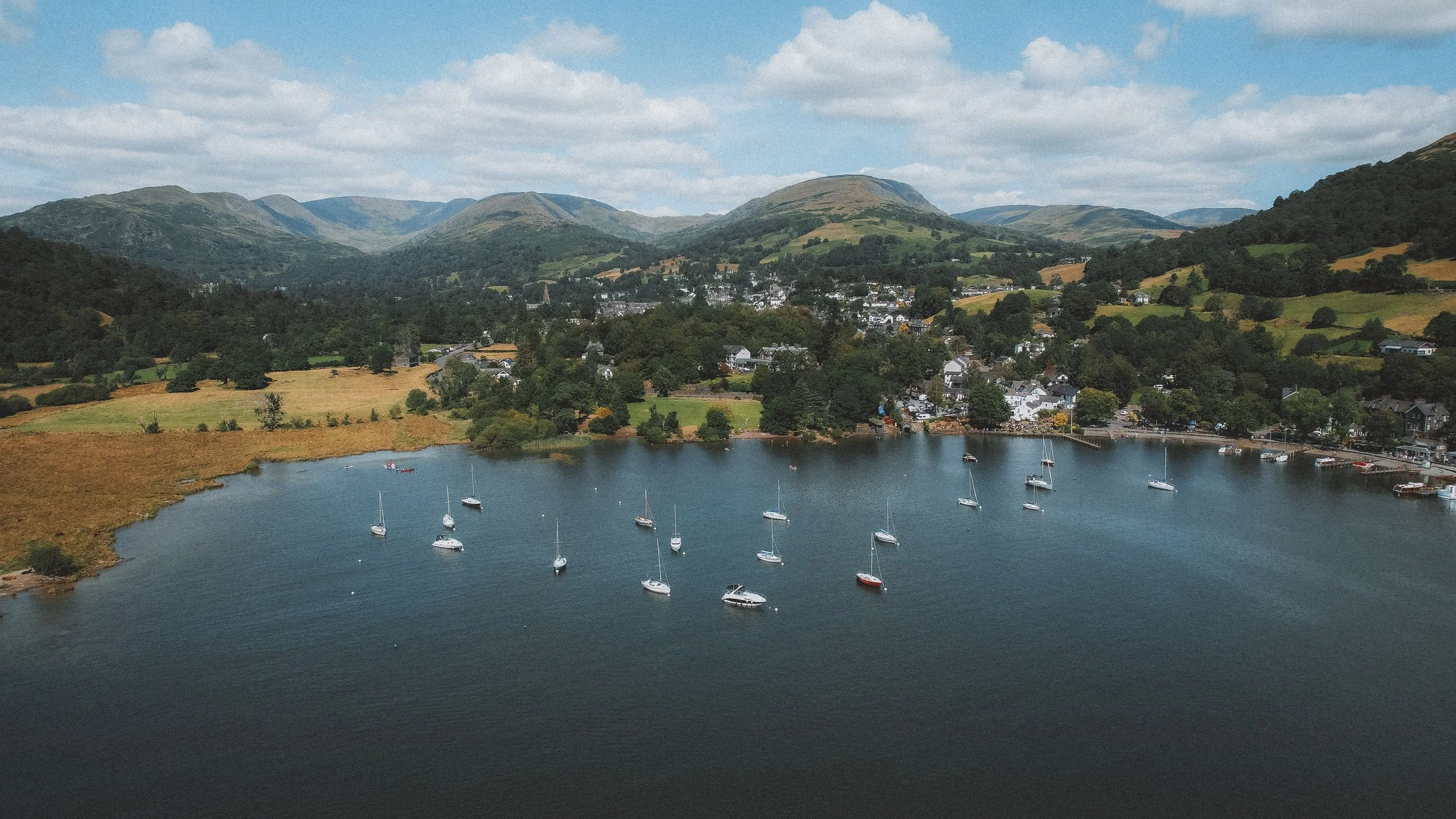 boats on lake windermere