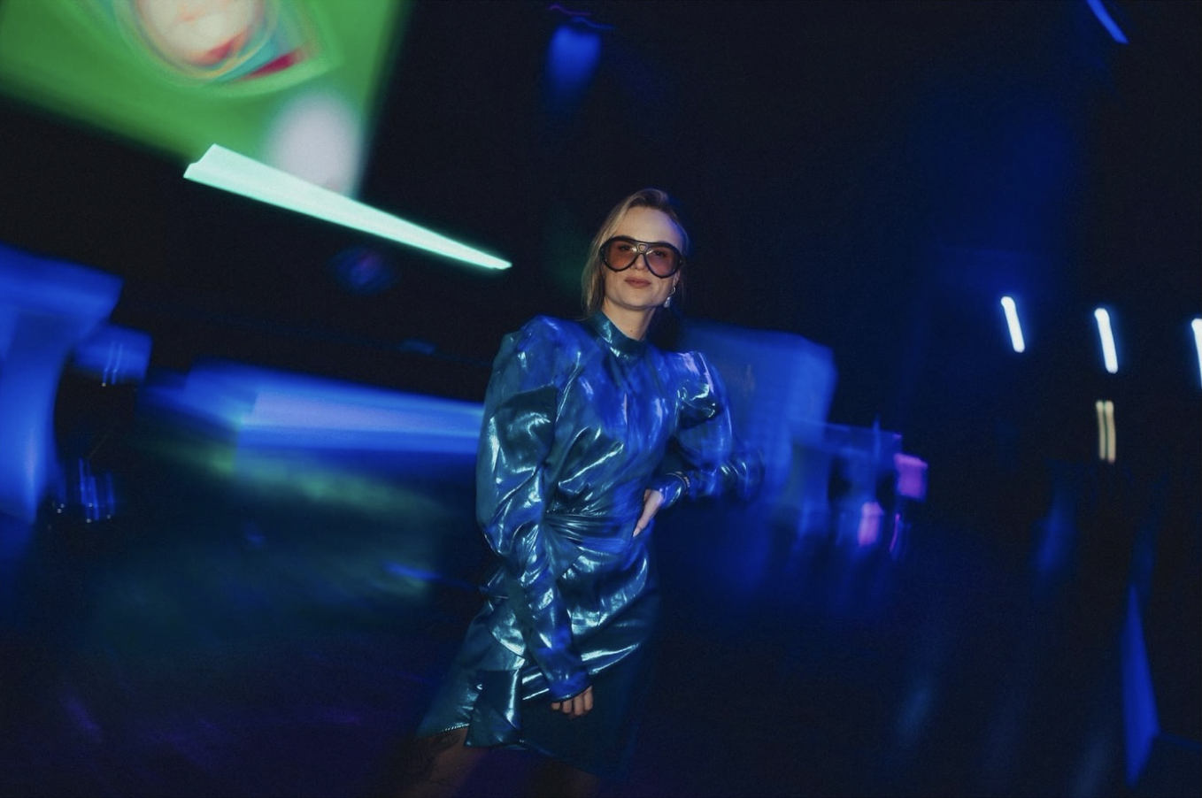 Presenter Celine Beringer – styling for Promi Big Brother Finale 