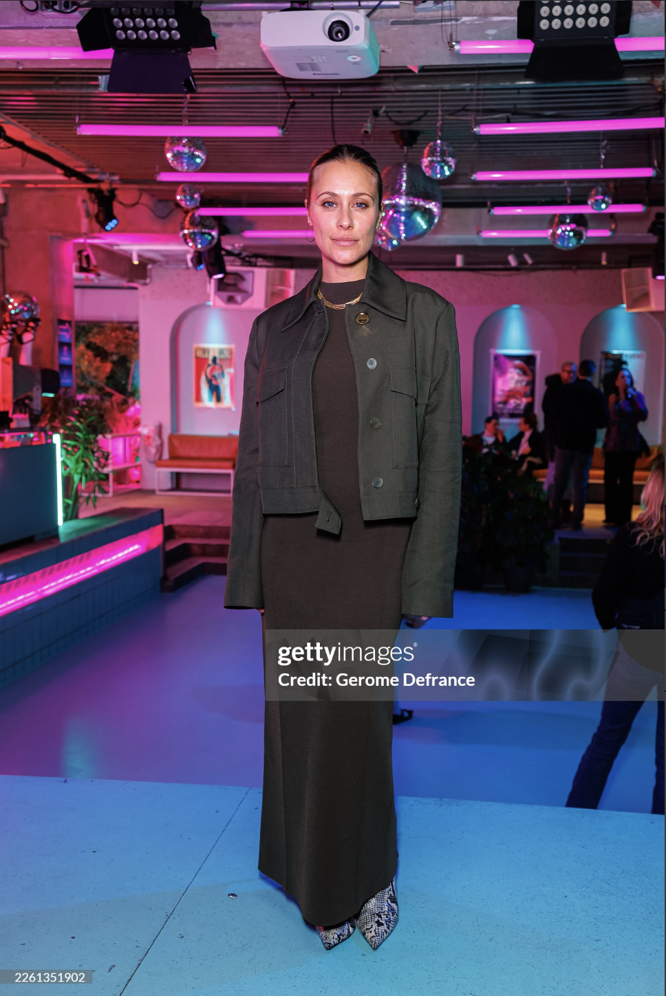 Styled Actress Sina Tkotsch at the “Servus Berlin” Bavaria Studios during Berlinale 2026 Prince Charles Berlin