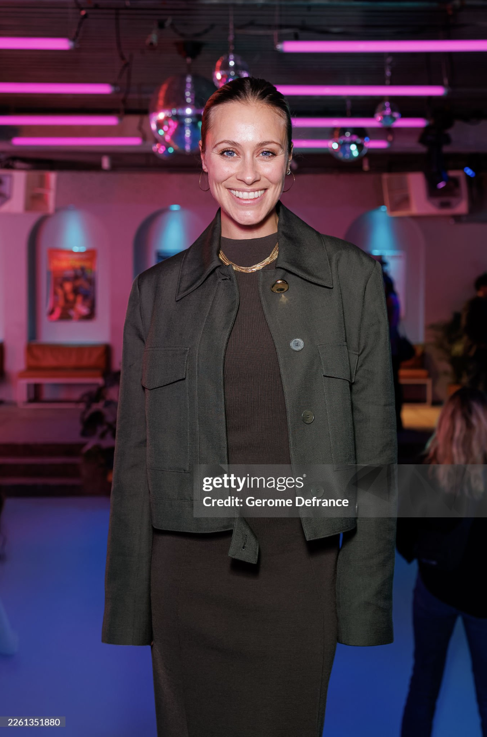 Styled Actress Sina Tkotsch at the “Servus Berlin” Bavaria Studios during Berlinale 2026 Prince Charles Berlin