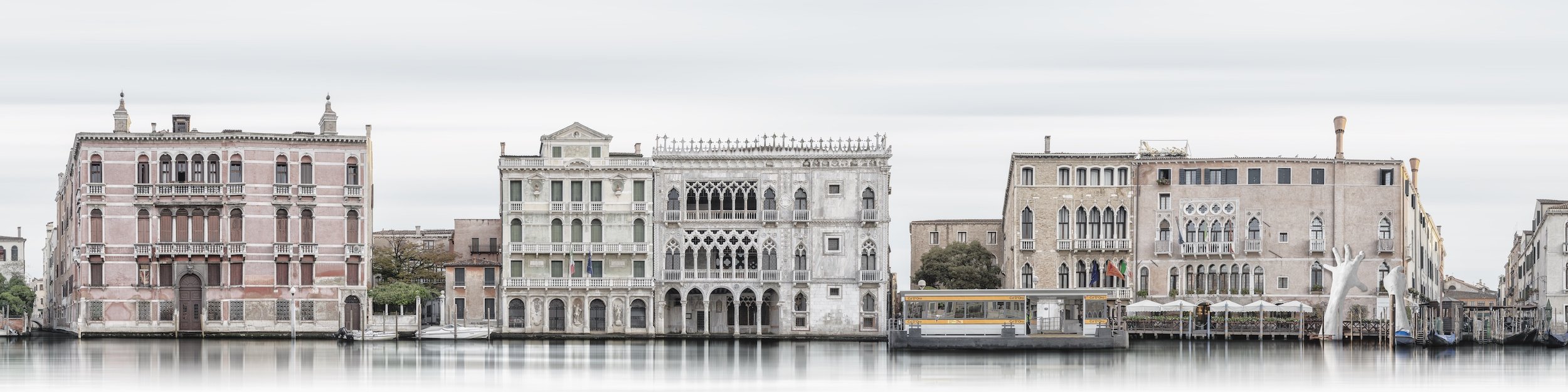 Venise, Grand Canal, panorama 02 - Ca d'Oro
