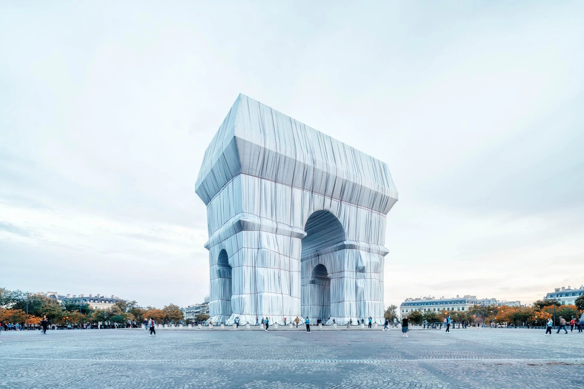 LDKphoto - Christo - Arc de triomphe warpped - 22.jpg