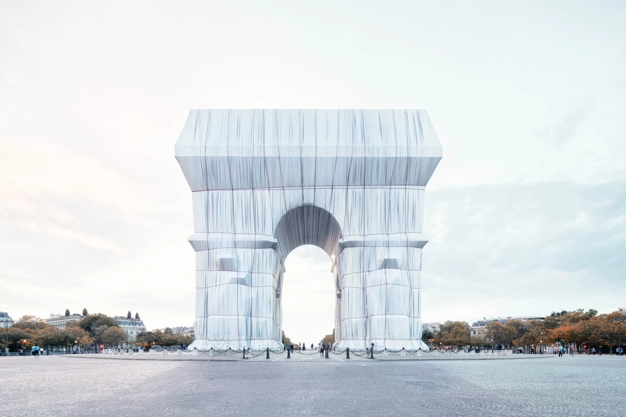 LDKphoto - Christo - Arc de triomphe warpped - 21.jpg
