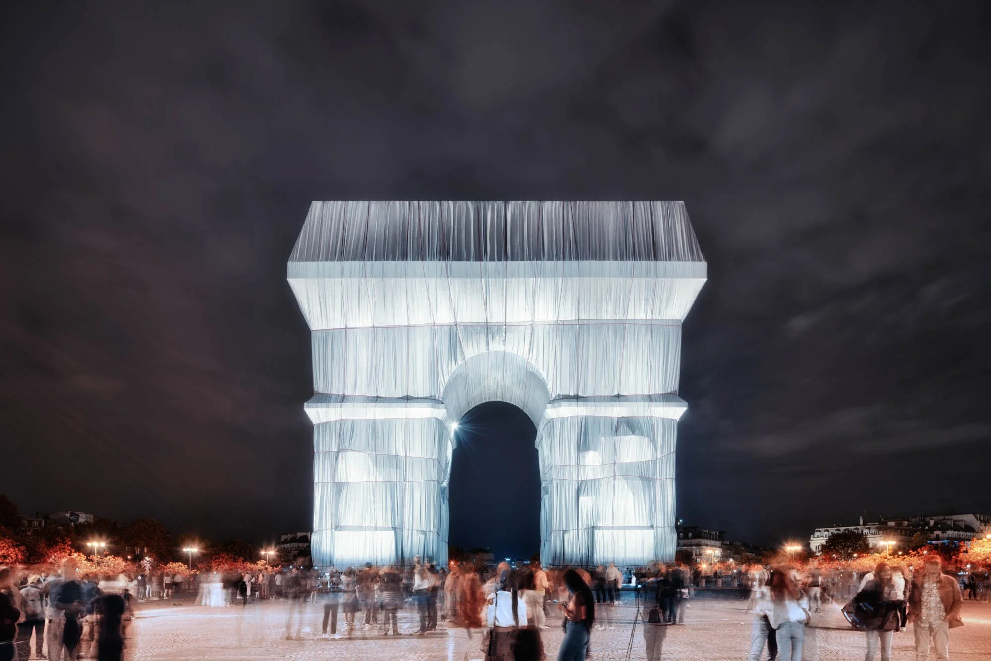 LDKphoto - Christo - Arc de triomphe warpped - 08.jpg