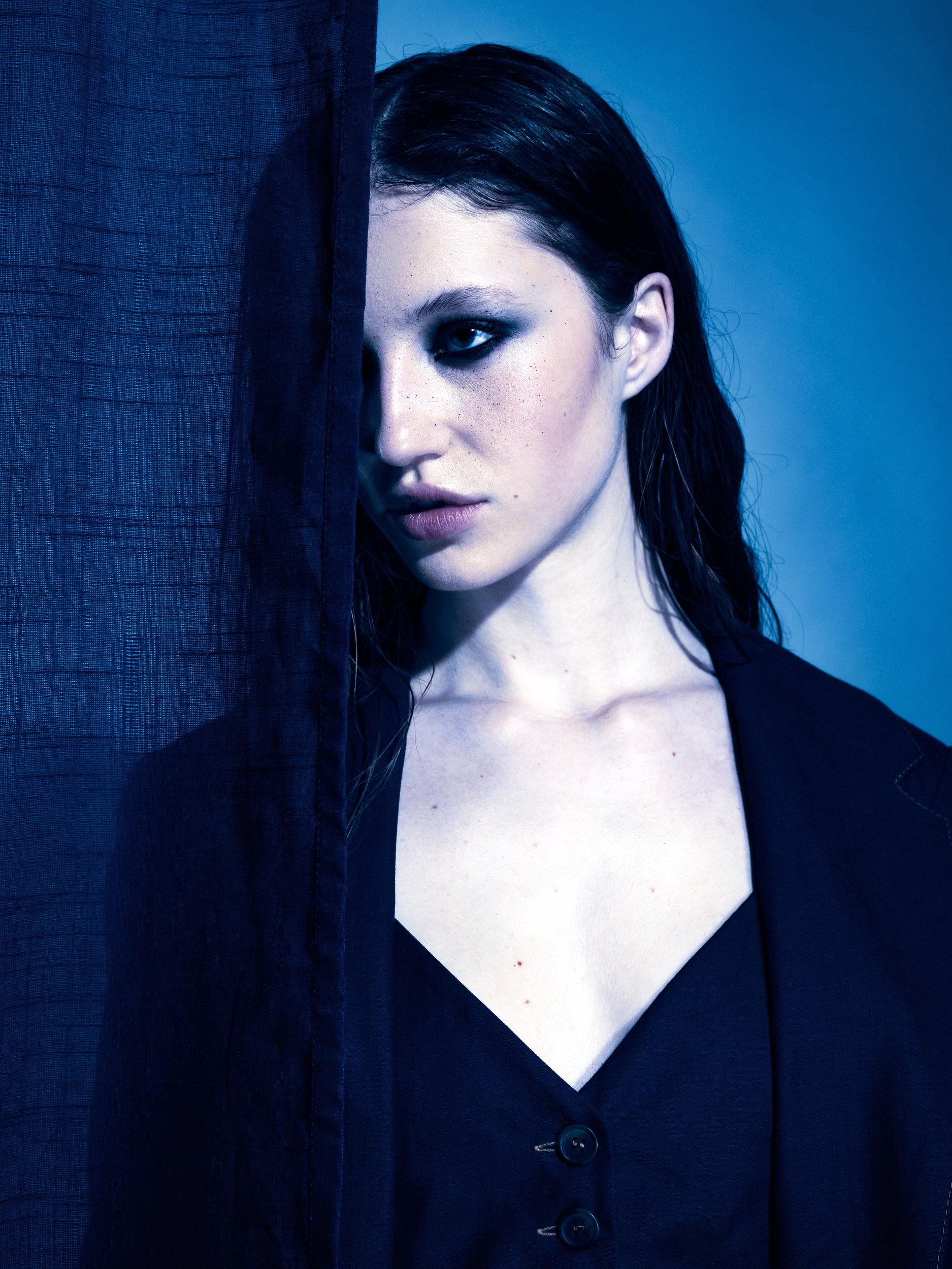 VANGUARD MAGAZINE - "BLUE" FASHION STORY editorial