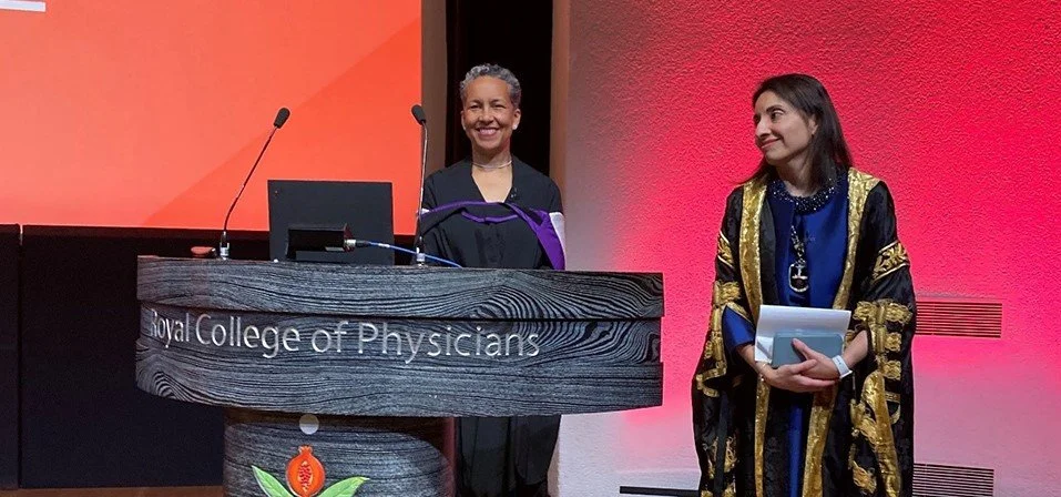 Professor Avan Aihie Sayer delivers Harveian Oration