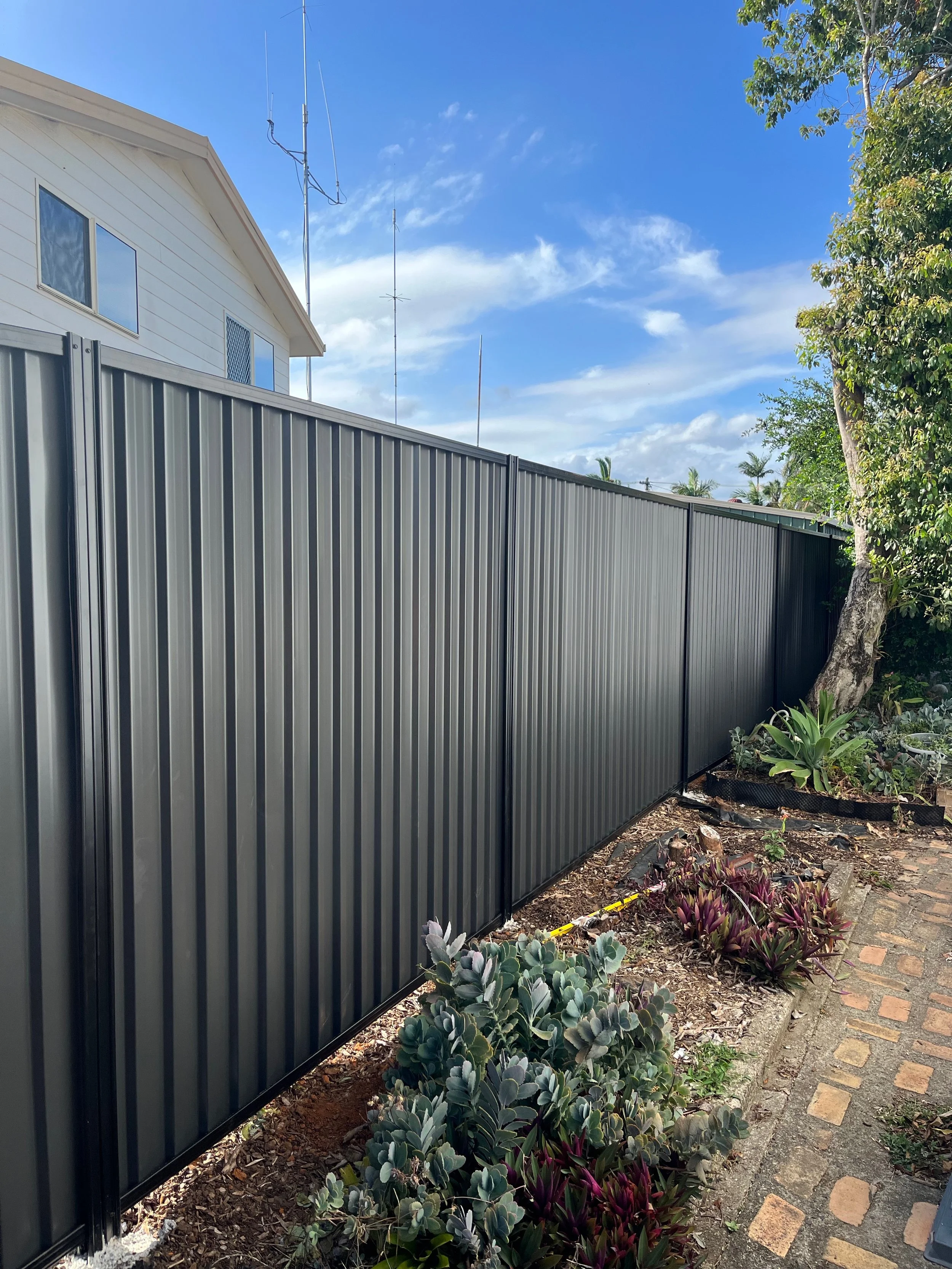Colorbond fence