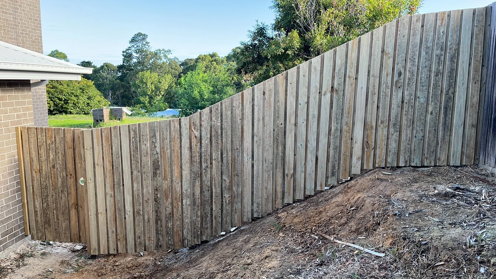 Timber Fence and Gate