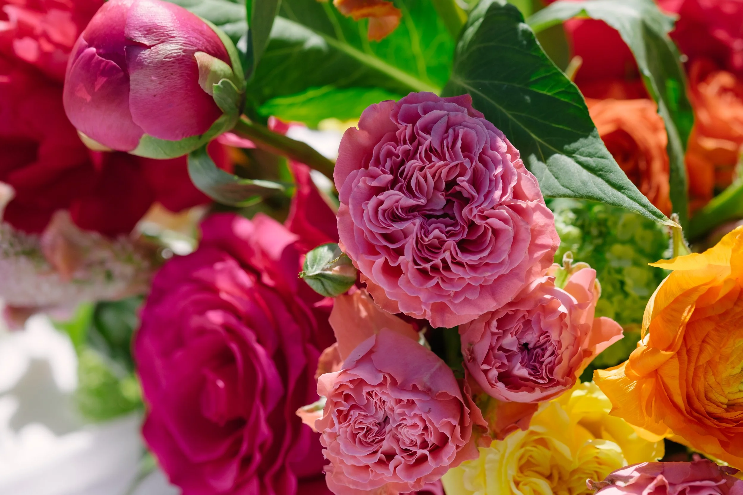 Colorful flowers bouquet
