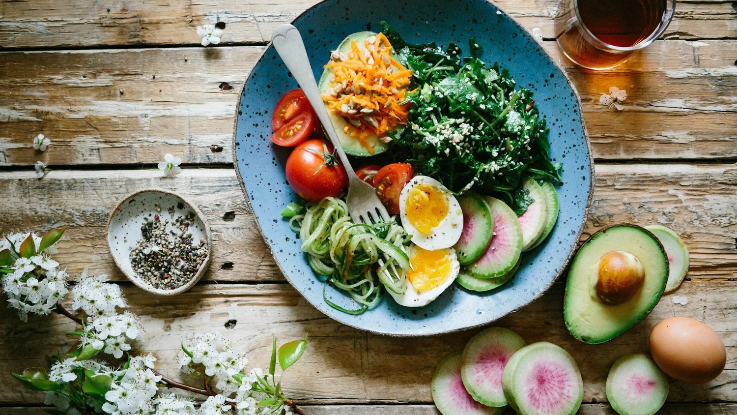 Iron-rich foods on a board