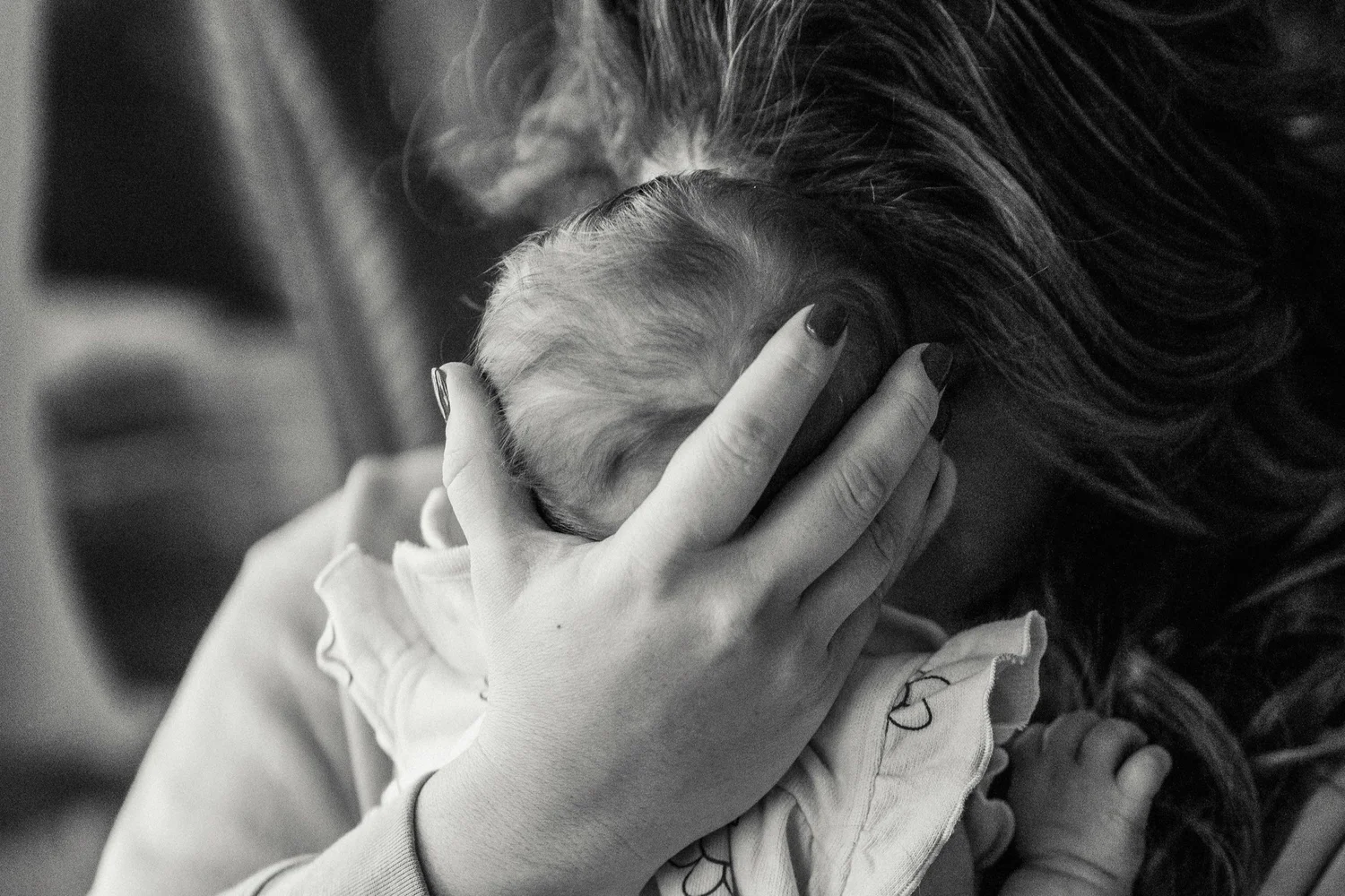 A tender, honest moment of early parenthood