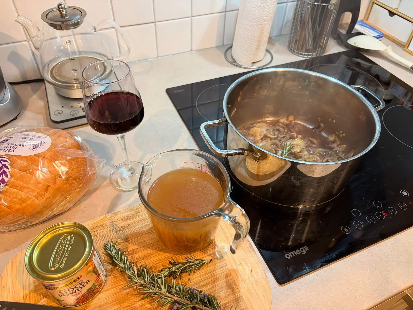 ๐ง‍โ๏ธ Tonight I swapped the pointy hat for a ladle — Kitchen Witch mode: activated ๐ฟ
There’s something sacred about standing at the stove, stirring a bubbling pot of something nourishing. Tonight’s spell? A deep, earthy mushro