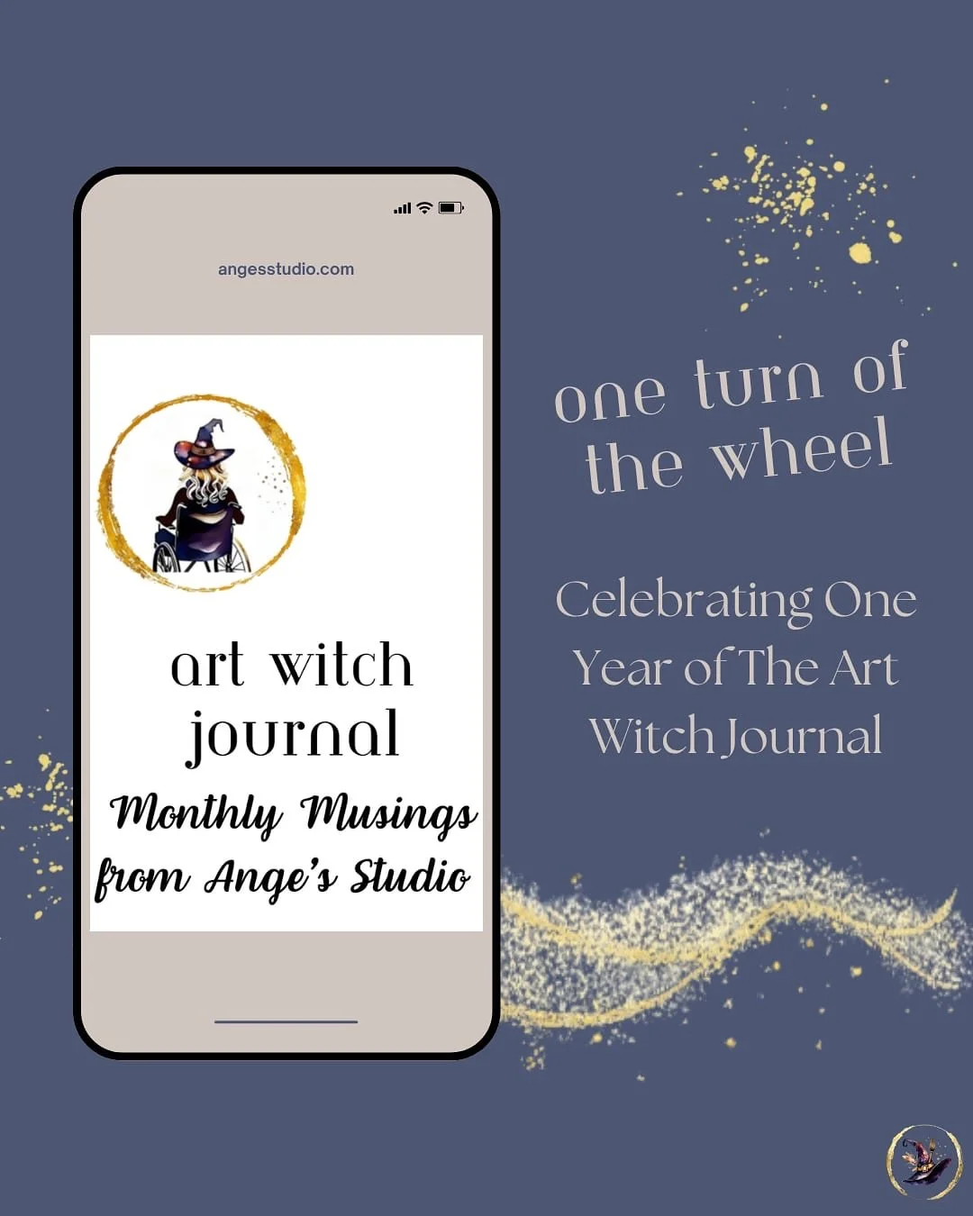 It&rsquo;s been one full turn of the wheel since The Art Witch Journal first began.
This month&rsquo;s edition marks the closing of one creative cycle and the beginning of another.

Inside: reflections on creative alchemy, everyday rituals for transf