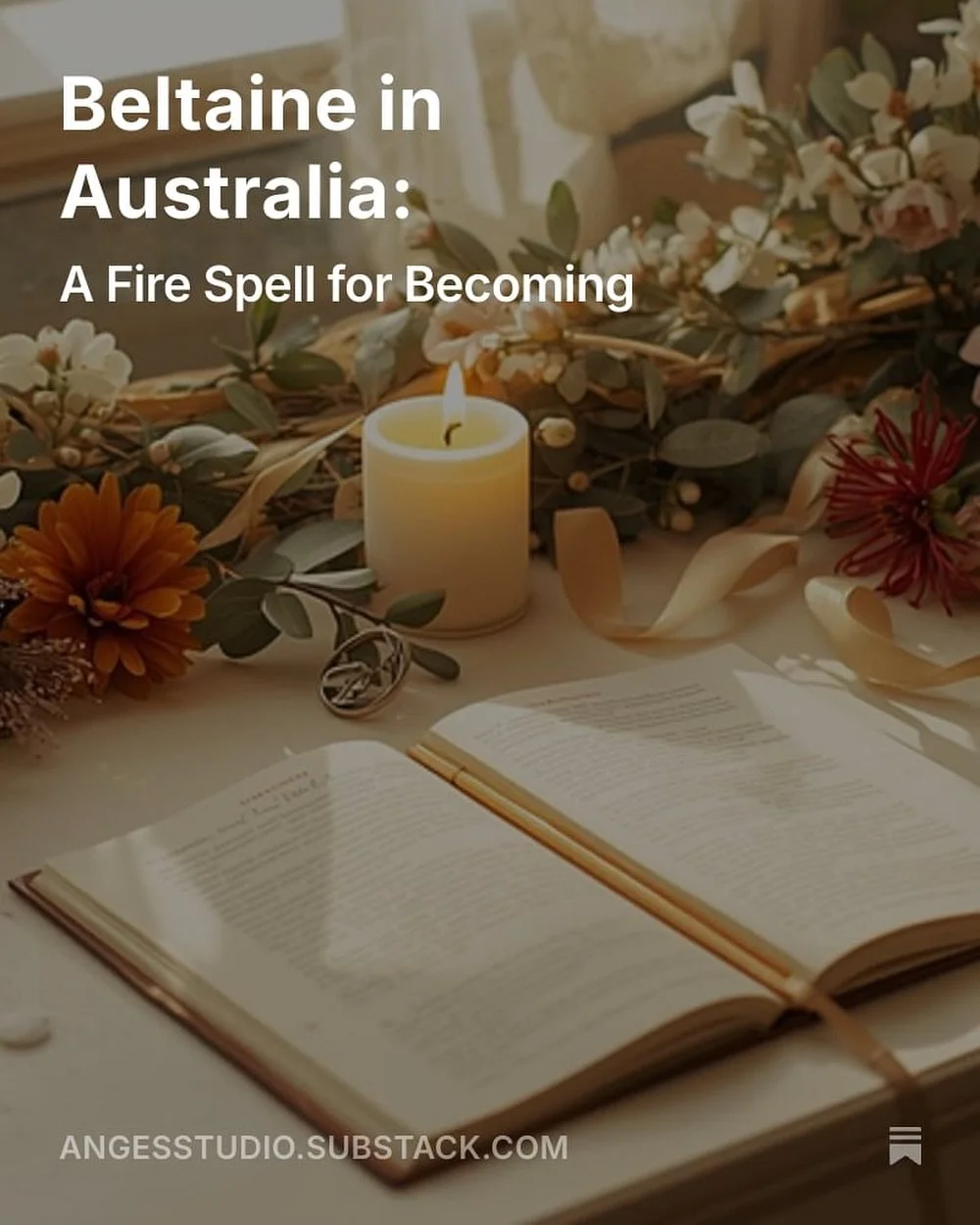 Halloween may be over, but the fire still burns.
While many celebrate Halloween in October, for those of us in the South the true heart of the season arrives now, when spring reaches her peak and the air hums with life.
✨ Beltaine in Australia: A Fir