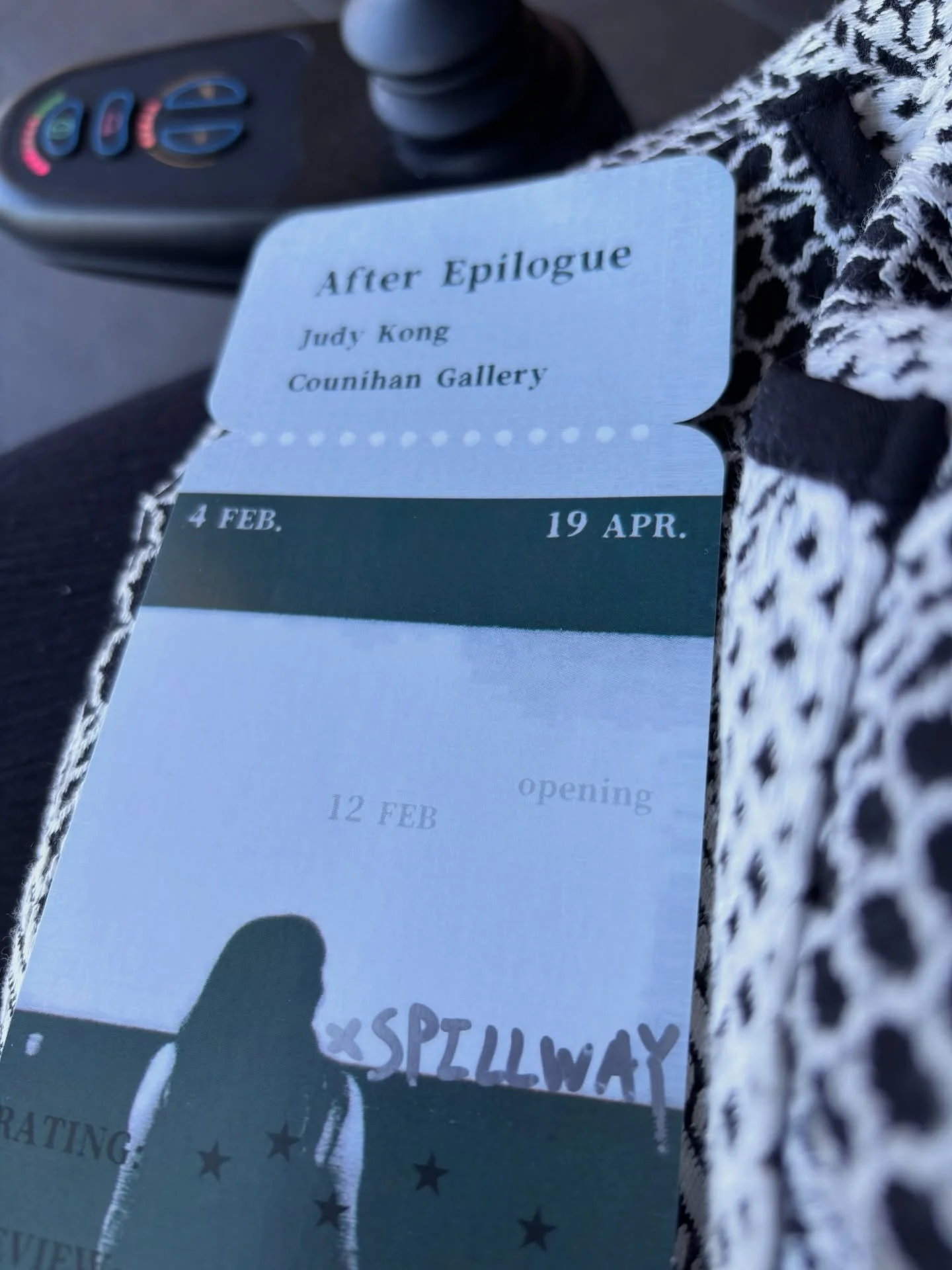 Spent some time at @counihangallery Gallery for After the Epilogue artist talk with Judy Kong and a live performance by Spillway.

The performance was incredible. Three musicians responding to the installation through improvisation, acoustic guitar, 