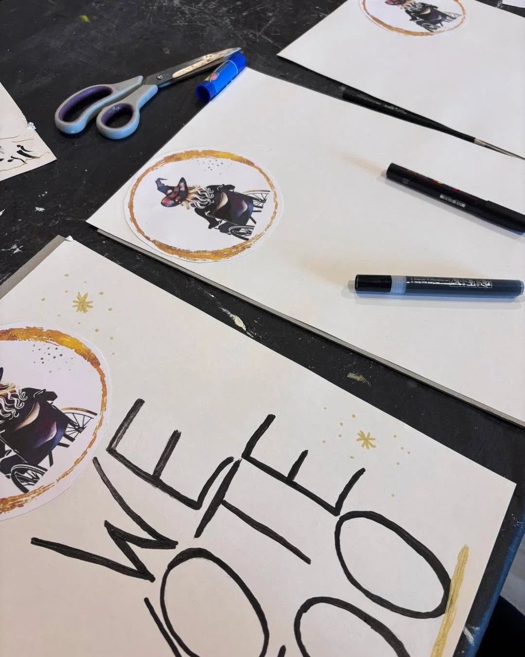 Something a bit different in the studio today. 

As you know I am a disabled artist. What you may not know is that I am still fighting to access the NDIS. That&rsquo;s before these cuts are passed. 

Tomorrow there&rsquo;s a rally at the State Librar
