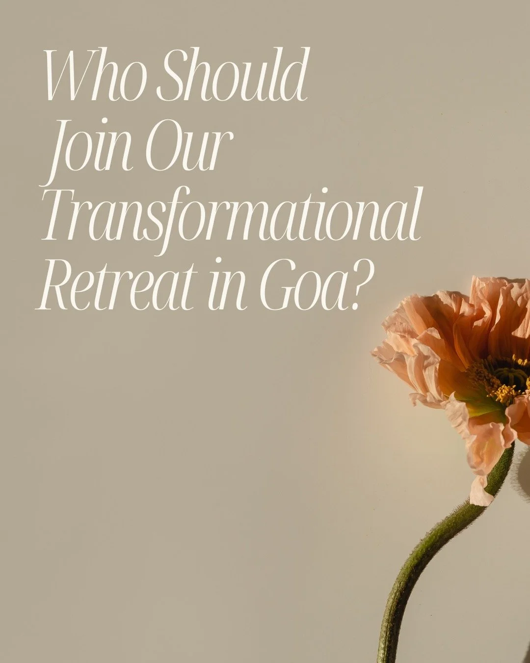 Have the January blues gotten the better of you? 

Just Be&hellip; Complete is an immersive luxury retreat set on the beaches of Goa, created for those who are ready to slow down and embrace themselves fully. It&rsquo;s for:

* Those ready to feel re