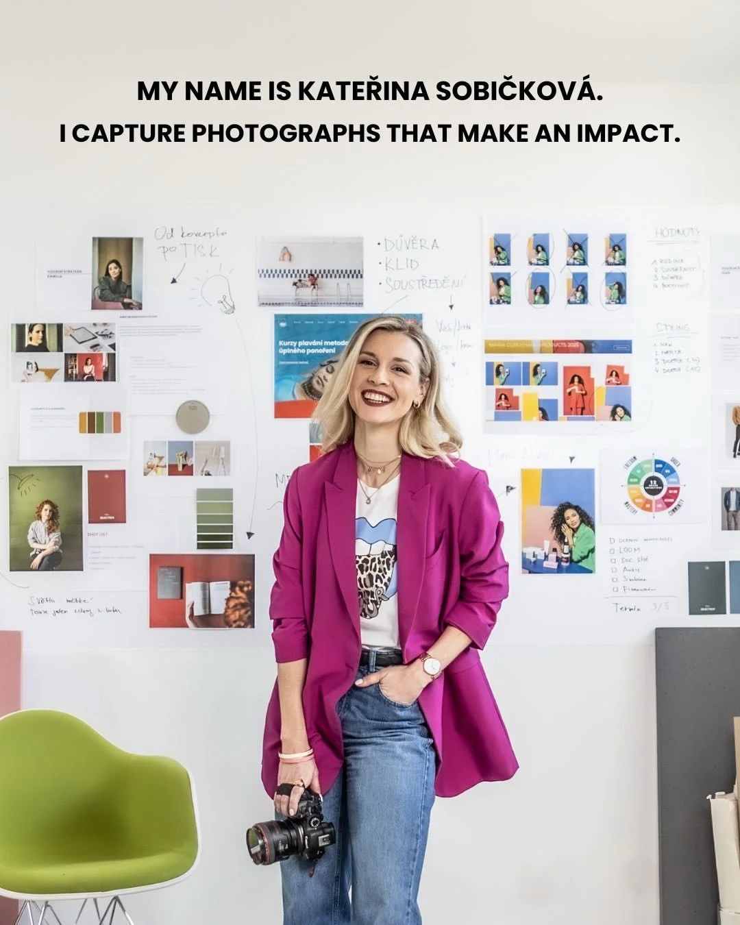 ☑️ Jmenuji se Kateřina Sobičkov&aacute; a vytv&aacute;ř&iacute;m fotografie, kter&eacute; maj&iacute; vliv. 

☑️ Sv&eacute; klienty prov&aacute;z&iacute;m cel&yacute;m kreativn&iacute;m procesem &ndash; od prvotn&iacute;ho konceptu a vize až po fin&a
