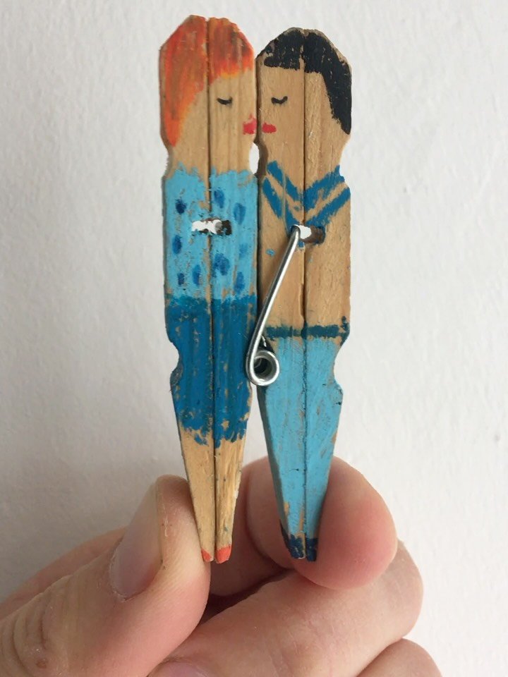 I had to dig out an image of these kissing pegs today and it prompted a scroll back through photos from 2020. Despite having mentally filed lockdown as a chapter I would never wish to repeat, I was surprised to see the unexpected creativity and joy t