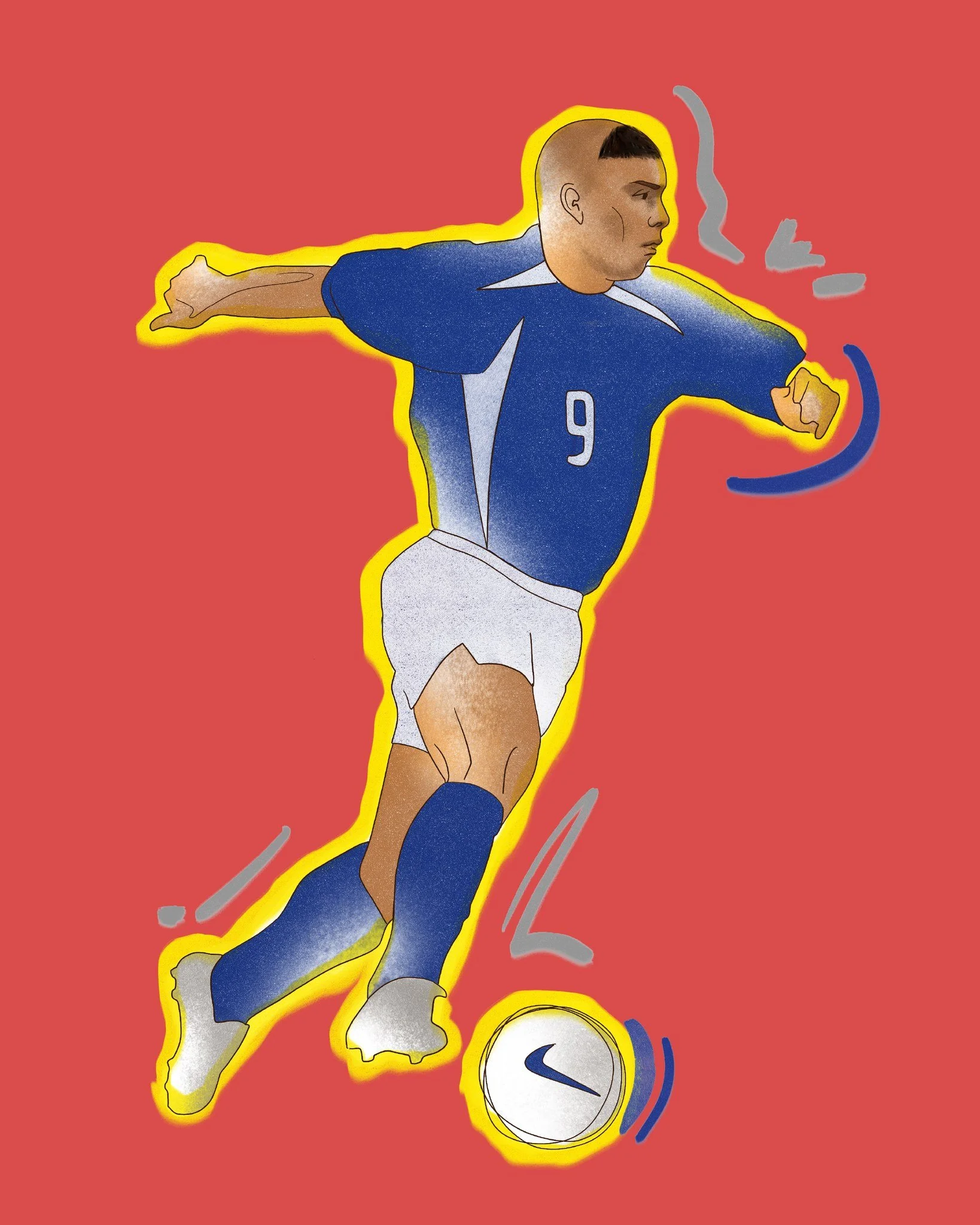 Ronaldo | 1994-2006

In shortening his 11-syllable birth name to Brazil's -wholly recognisable two-syllable trademark, R9's razored alien lid - debuted at the 2002 World Cup - became the most imitated haircut of a playground generation. His football 