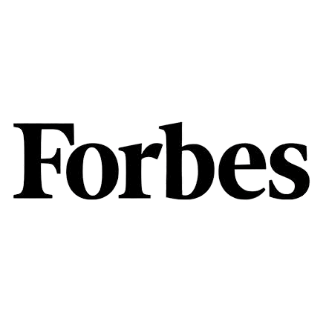 Forbes Logo featured neuroscience and resilience keynote by Megs Gelfgot.