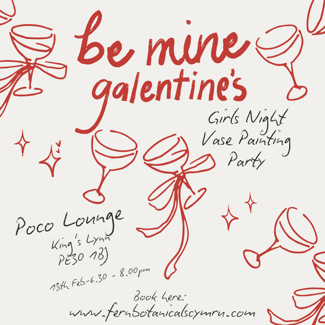 Galentines Vase Painting Creative Workshop - Kings Lynn