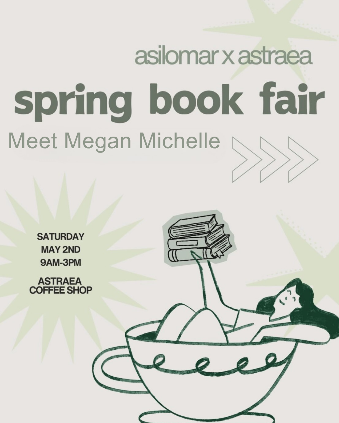 ASILOMAR X ASTRAEA COFFEE SPRING BOOK FAIR