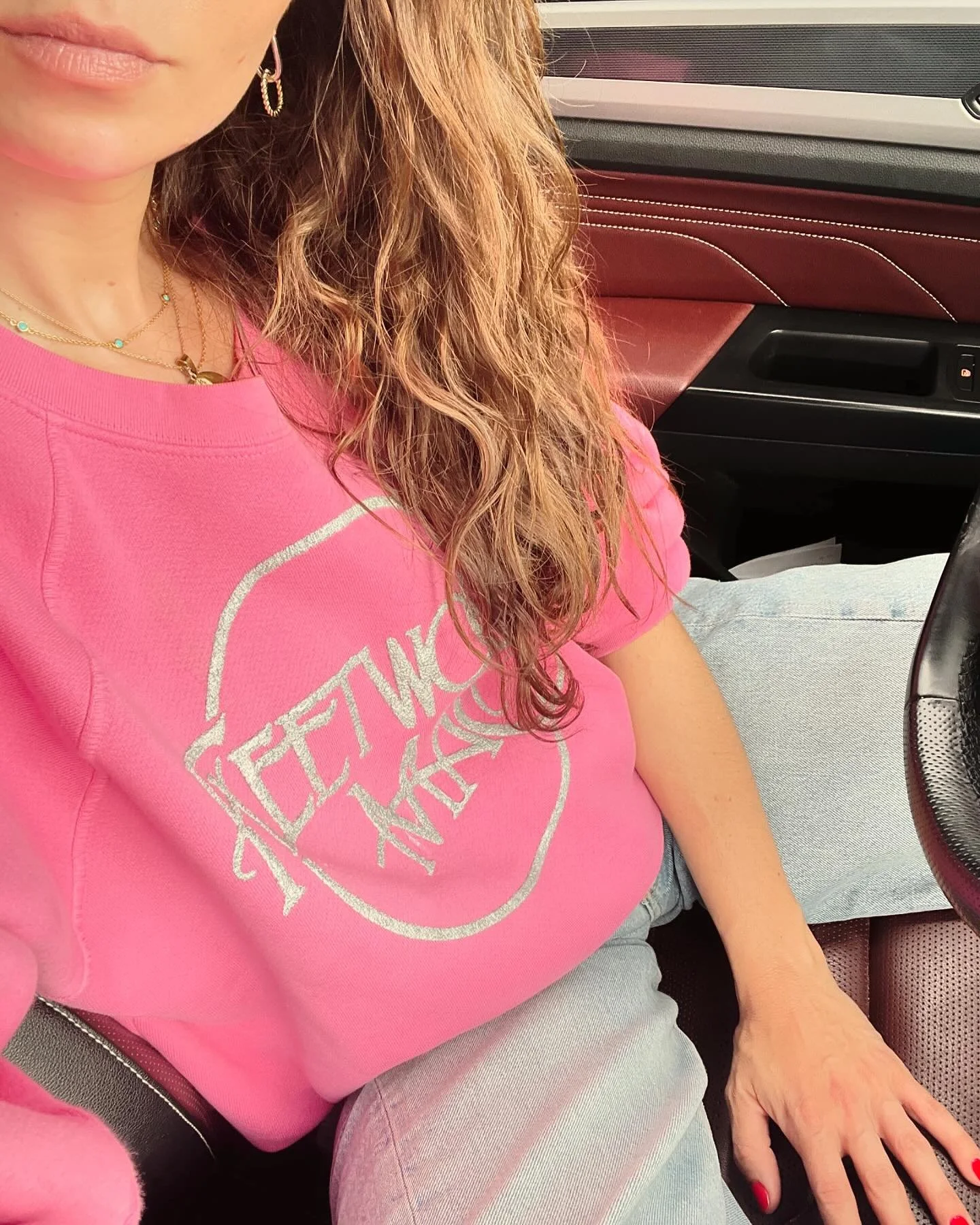 Quiet car time outside the daycare is a form of self care -by Lauren