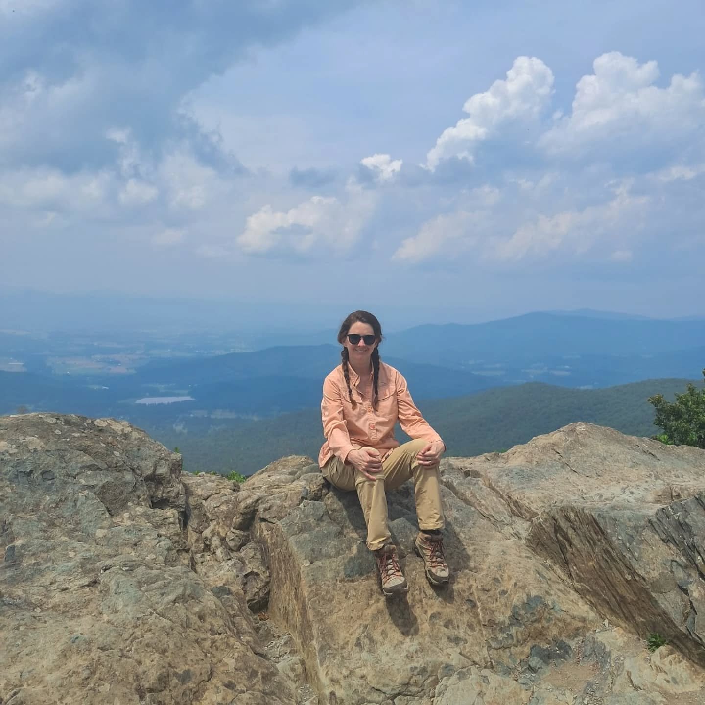 Climbed Stony Man in Shenandoah National Park.