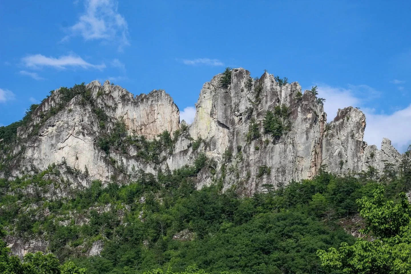 Hiked up Seneca Rocks.