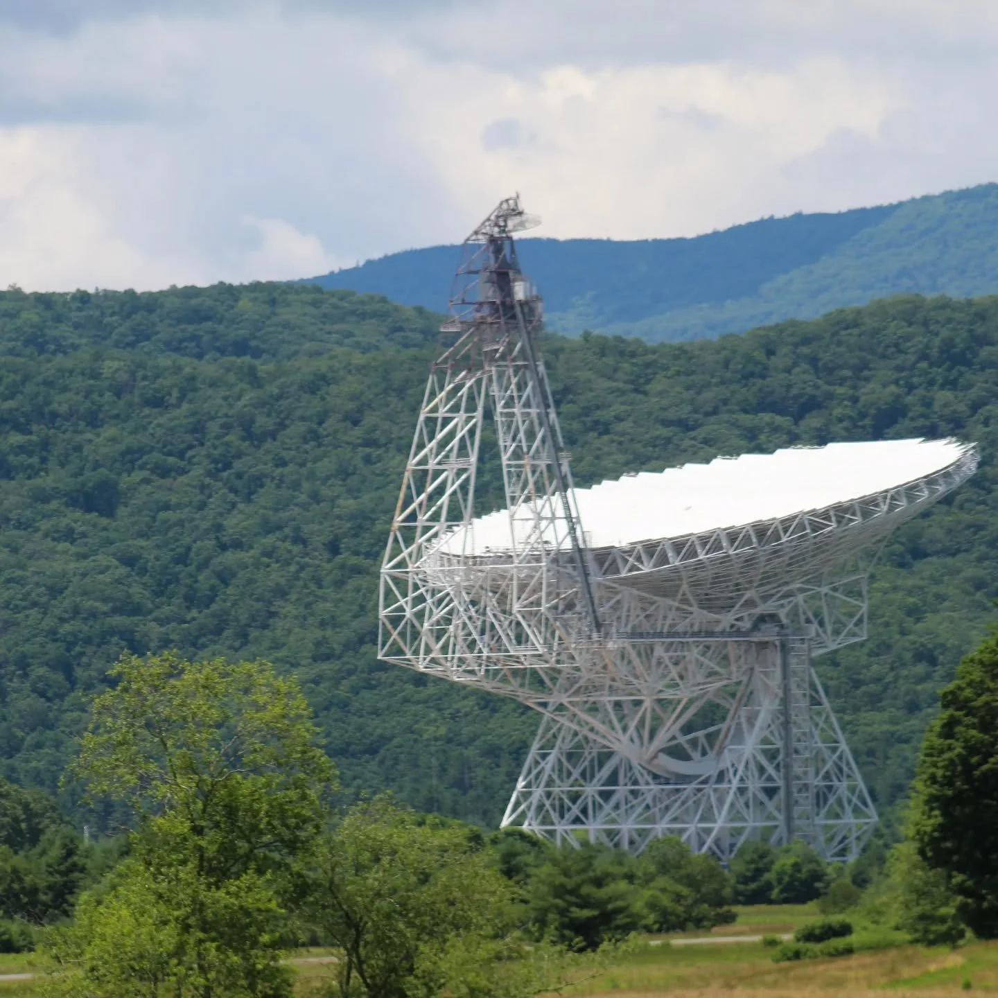 The Greenbank Observatory - home to the world's largest fully steerable radio telescope. The dish alone is over two acres in size.