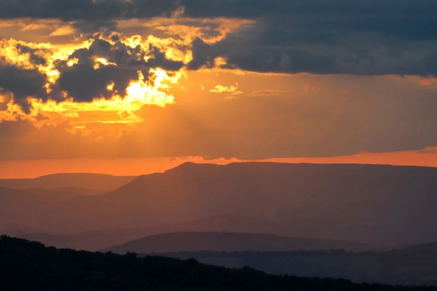 Sunset views.