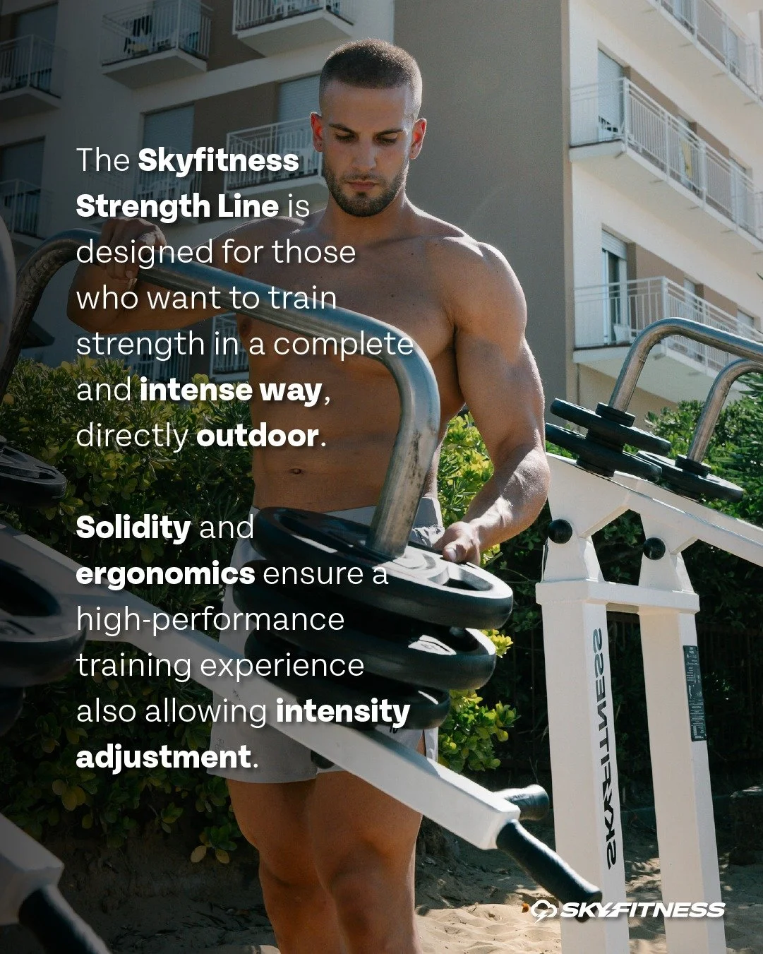 Bring high-performance strength training to any outdoor space with the Skyfitness Strength Line. Perfect for athletes and fitness lovers it helps users push their limits while building muscle, endurance and also proper movement patterns.

Each piece 