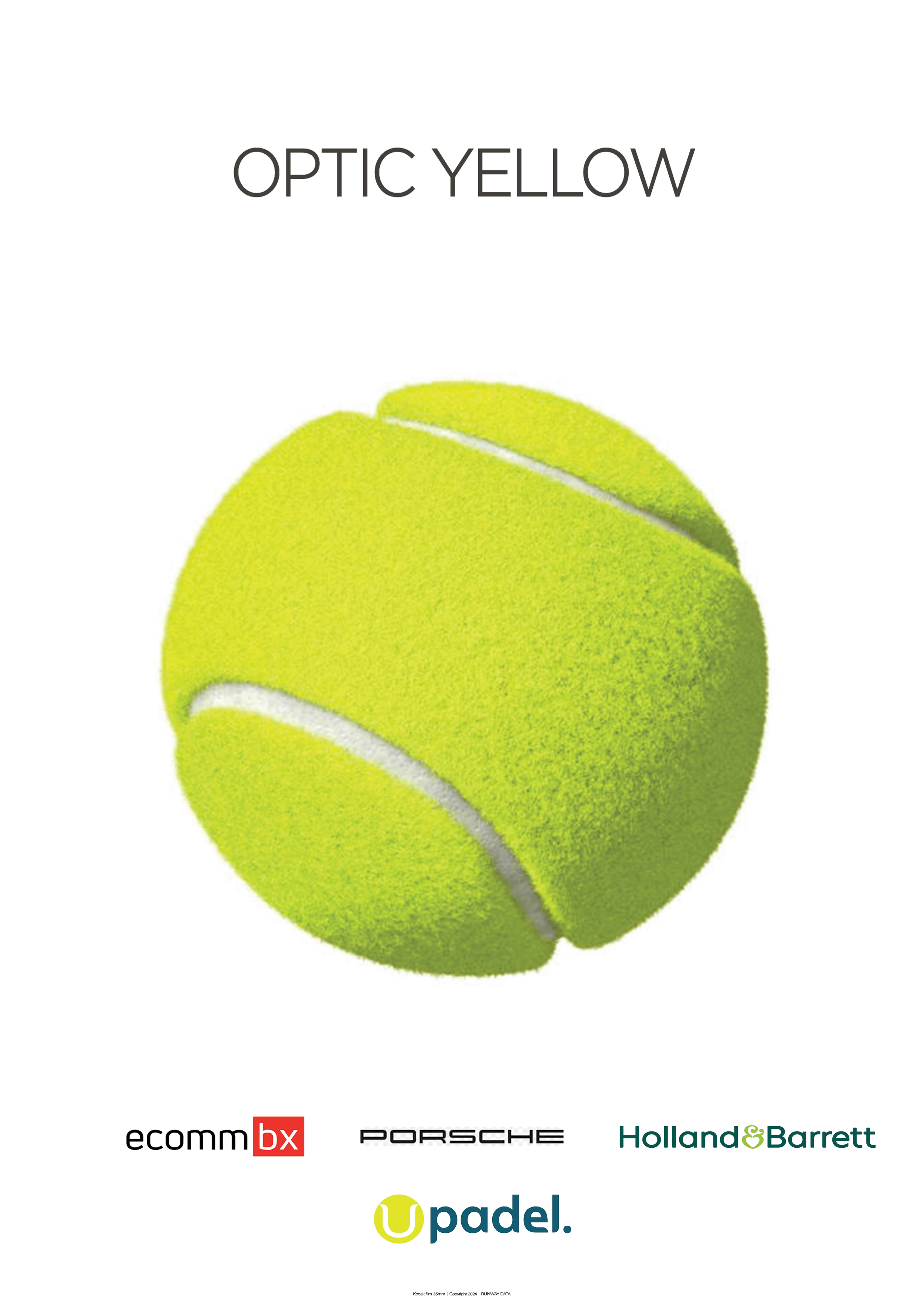 Upadel Club — Optic Yellow Poster (2024, A1)